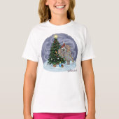 Metalphant Wilbur in Lights Girl's T-shirt (Voorkant)