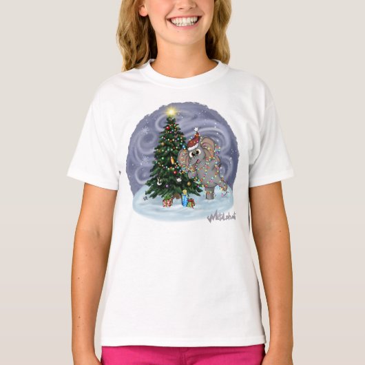 Metalphant Wilbur in Lights Girl's T-shirt (Voorkant)