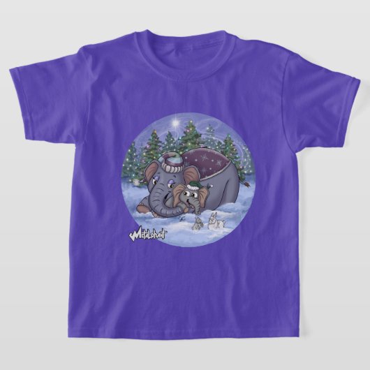 Metalphant Wilbur & Mom Kid's T-shirt (Laagn)