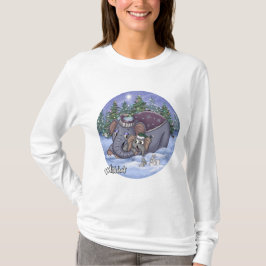 Metalphant Wilbur & Mom Women Long Sleeve T-Shirt