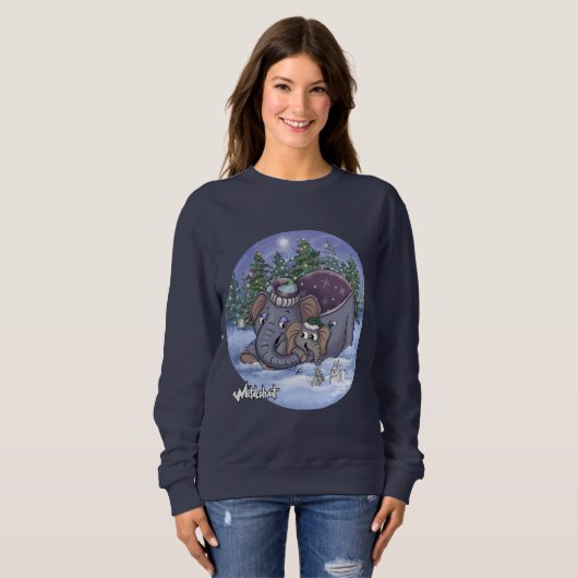Metalphant Wilbur & Mom Women's Sweatshirt (Voorkant volledig)