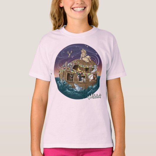 Metalphant Wilbur & Noah-ery's Ark Girl's T-shirt (Voorkant)