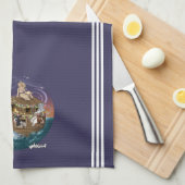 Metalphant Wilbur & Noah-ery's Ark Keuken Handdoek (Quarter Fold)