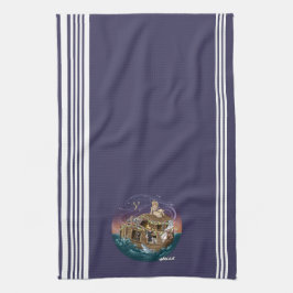 Metalphant Wilbur & Noah-ery's Ark Keuken Handdoek