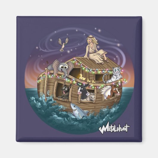 Metalphant Wilbur & Noah-ery's Ark Magnet (Voorkant)