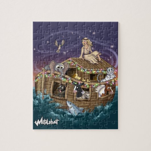Metalphant Wilbur & Noah-ery's Ark Puzzel Legpuzzel (Verticaal)