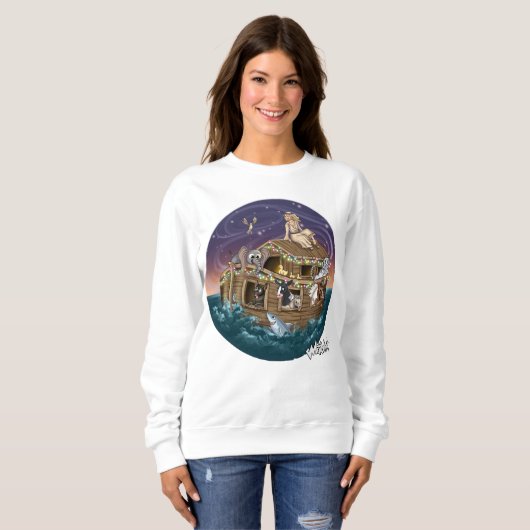 Metalphant Wilbur & Noah-ery's Ark Vrouwen Trui (Voorkant volledig)