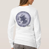 Metalphant Wilbur Sneeuwengelen Dames Lange Mouw T-shirt (Achterkant)