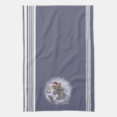 Metalphant Wilbur Sneeuwengelen Keukenhanddoek (Verticaal)