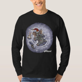 Metalphant Wilbur Sneeuwengelen Volwassen Lange Mo T-shirt