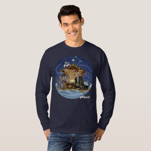 Metalphant Wilbur's ware betekenis van Kerstmis T-shirt (Voorkant volledig)