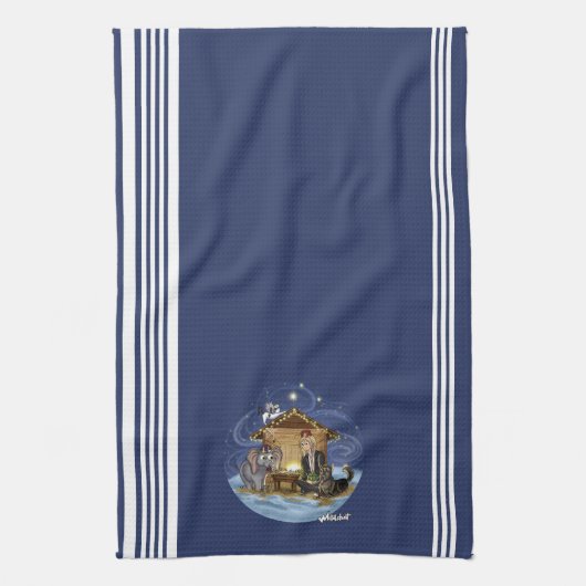 Metalphant Wilbur's ware betekenis van Kerstmis Theedoek (Verticaal)