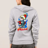 Metalphant Winter Holiday Women's Front Zip Hoodie (Achterkant)