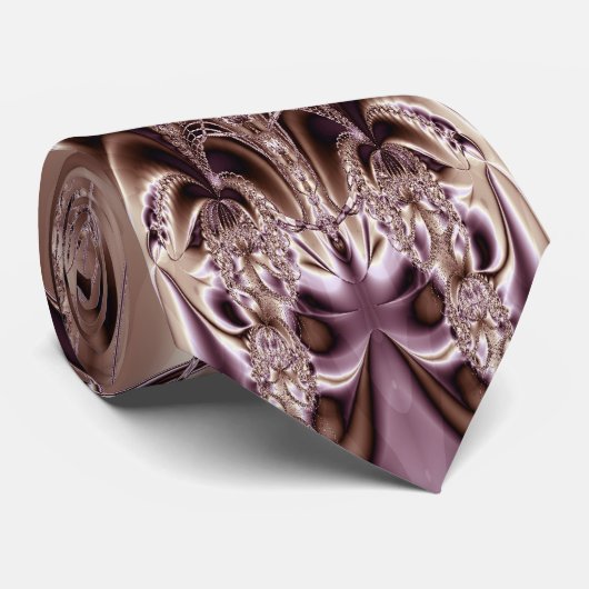 Metalwork Tarned Silver Stropdas (Opgerold)