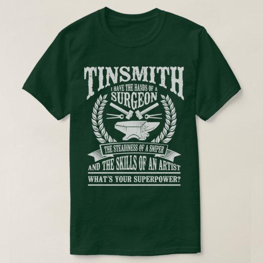Metalworking Blackmyth Blacksmith Tinsmith smeith T-shirt (Design voorkant)