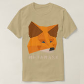 MetaMask Fo, Cryptocurrency Wallet for PulseChain T-shirt (Design voorkant)