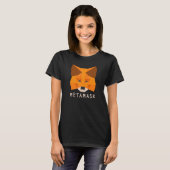 Metamask Fox Cryptocurrency Portemonnee Voor Ethe T-shirt (Voorkant volledig)