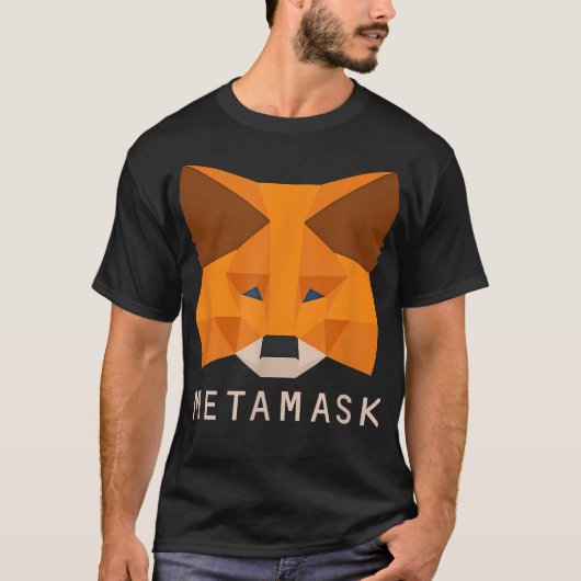MetaMask Fox, Cryptocurrency Wallet for Ethereum, T-shirt (Voorkant)