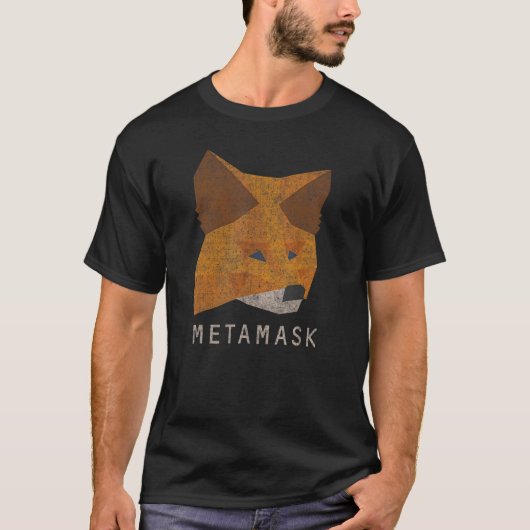 Metamask Fox Secure Crypto Wallet for Ethereum Pu T-shirt (Voorkant)