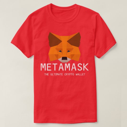 MetaMask voor Secure Crypto Wallet voor PulseChain T-shirt (Design voorkant)