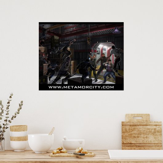 Metamor City: Making the Cut Poster (met logo) (Keuken)