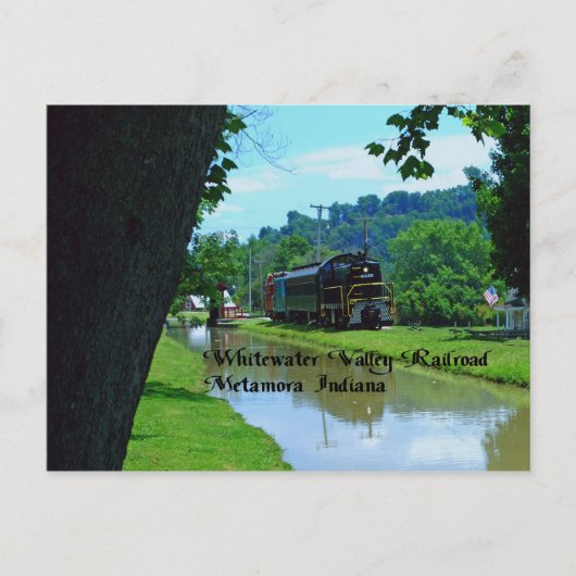 Metamora Indiana Briefkaart (Voorkant)