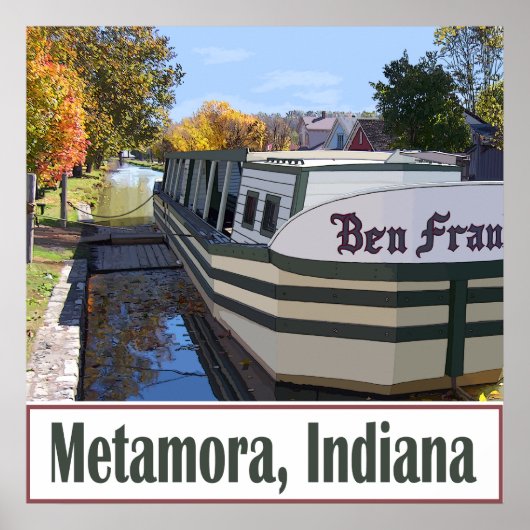 Metamora Indiana Poster (Voorkant)