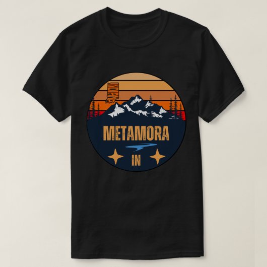 Metamora, Indiana T-shirt (Design voorkant)
