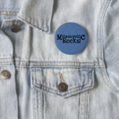 Metamorfe gesteenten! ronde button 5,7 cm (In situ)