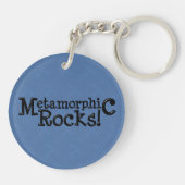 Metamorfe rotsen! Acryl Sleutelhanger (Achterkant)