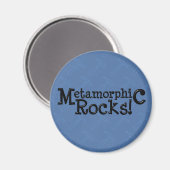 Metamorfe rotsen! magneet (Voorkant / Achterkant)