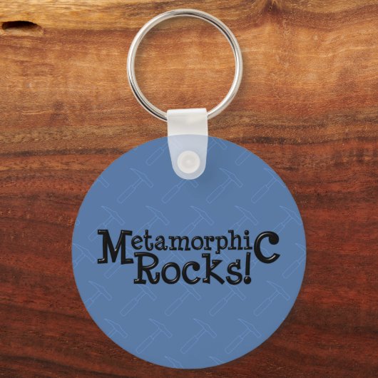 Metamorfe rotsen! sleutelhanger (Achterkant)