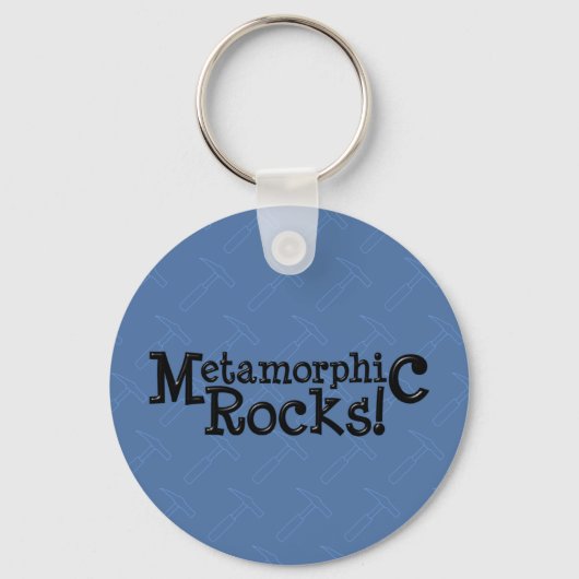 Metamorfe rotsen! sleutelhanger (Achterkant)