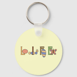 Metamorfosduur van een vlinder sleutelhanger