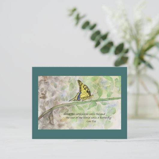 Metamorfose _1 briefkaart (Staand voorkant)