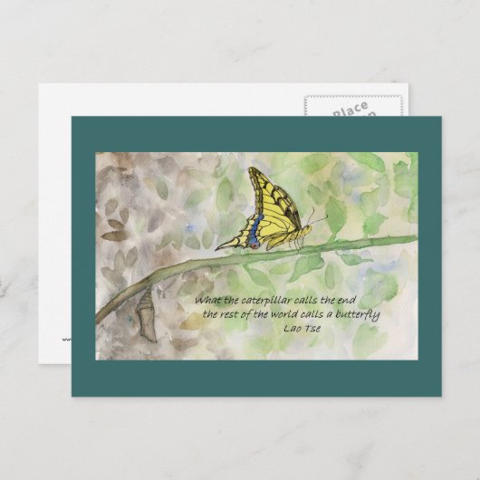 Metamorfose _1 briefkaart (Voorkant / Achterkant)