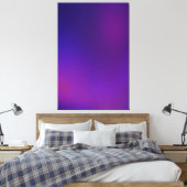 Metamorfose 1 Paarse Blauwe Elegantie Canvas Afdruk (Insitu (Slaapkamer))