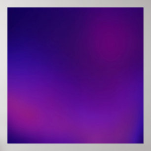 Metamorfose 1 Paarse Blauwe Elegantie Poster