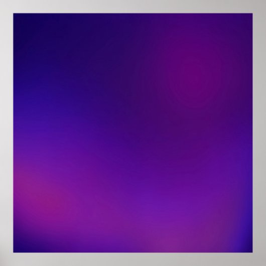 Metamorfose 1 Paarse Blauwe Elegantie Poster (Voorkant)