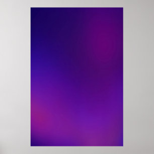 Metamorfose 1 Paarse Blauwe Elegantie Poster