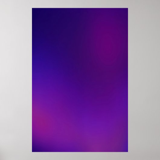 Metamorfose 1 Paarse Blauwe Elegantie Poster (Voorkant)