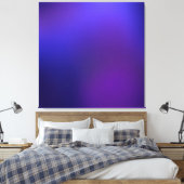 Metamorfose 2 Paarse Blauwe Elegantie Canvas Afdruk (Insitu (Slaapkamer))