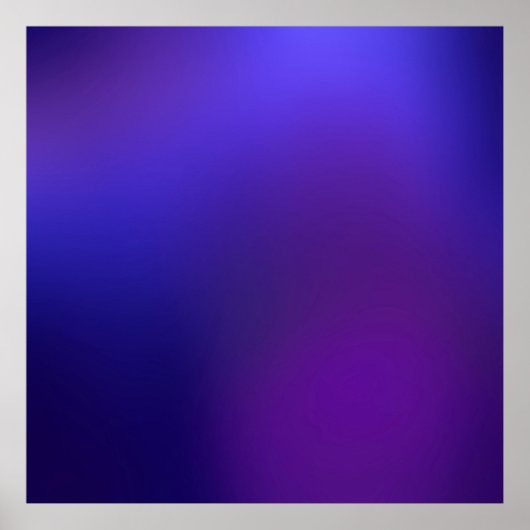 Metamorfose 2 Paarse Blauwe Elegantie Poster (Voorkant)