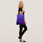 Metamorfose 2 Paarse Blauwe Elegantie Tote Bag (Op model)
