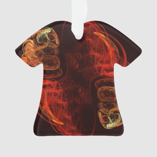Metamorfose Abstract Art AcrylShirt Ornament (voorkant)