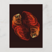 Metamorfose Abstract Art Briefkaart (Voorkant)