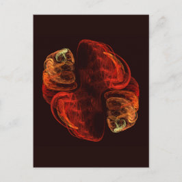 Metamorfose Abstract Art Briefkaart