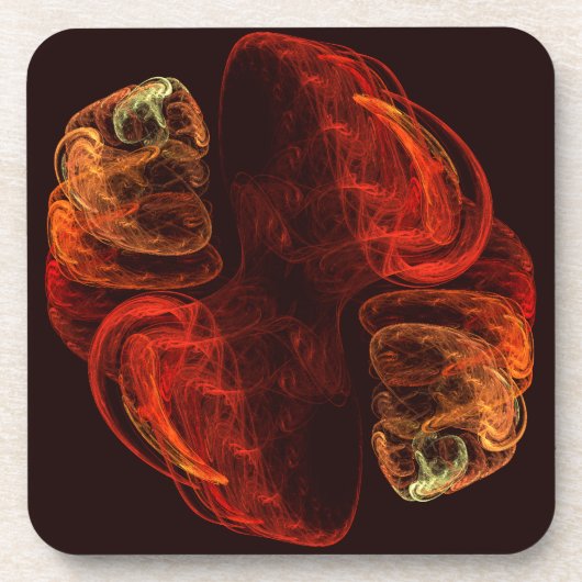 Metamorfose Abstract Art Cork Onderzetter (Voorkant)