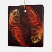 Metamorfose Abstract Art Square Ornament (Links)