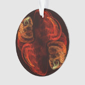 Metamorfose Abstracte Art Acrylcirkel Ornament (voorkant)